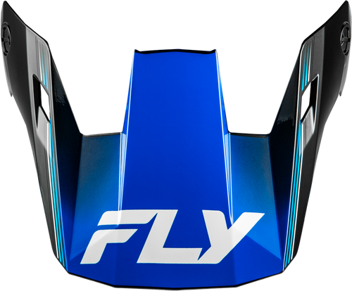 YTH RAYCE REPEAT HELMET VISOR BLACK/BLUE YS-YL