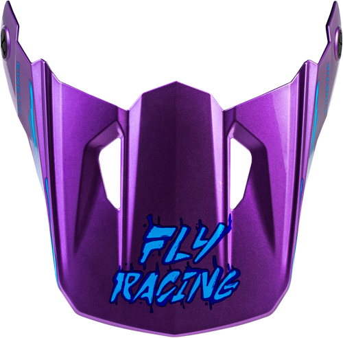 YTH KINETIC SURGE HELMET VISOR PINK/PURPLE/TEAL YS-YL