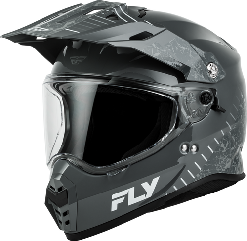 FLY TREKKER GRANITE HELMET GREY/GREY 2X
