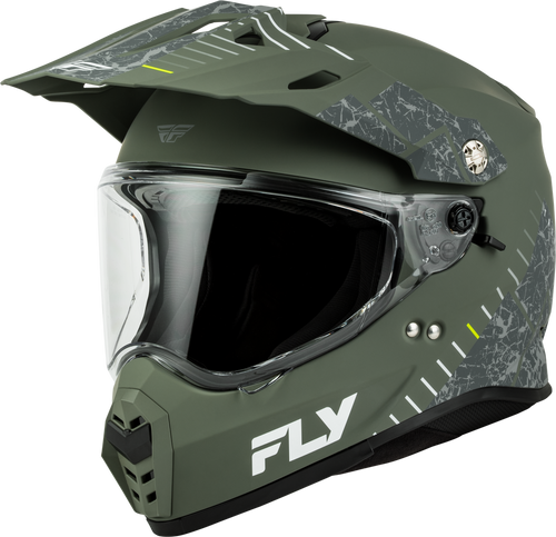 FLY TREKKER GRANITE HELMET MATTE SAGE/GREY MD