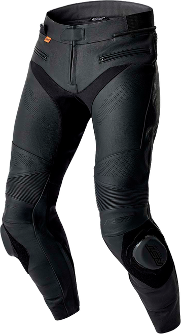 S1 D3O SL LEATHER PANTS BLACK MD