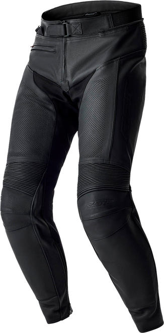 T2 D3O LEATHER PANTS BLACK 5XL