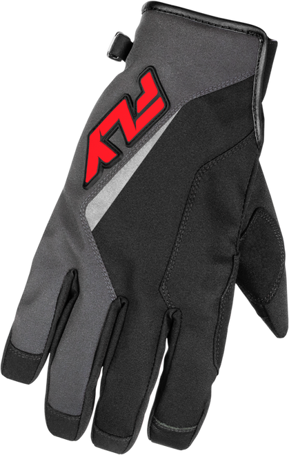 TITLE GLOVES GREY/BLACK/RED XL
