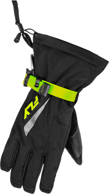 TITLE GAUNTLET GLOVES BLACK/HI-VIS XL