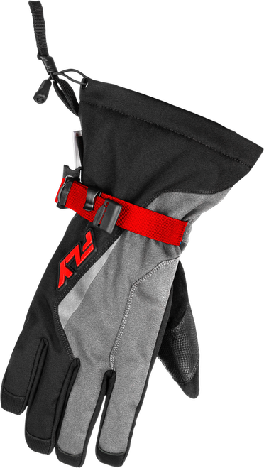 TITLE GAUNTLET GLOVES RED/LIGHT GREY/BLACK SM
