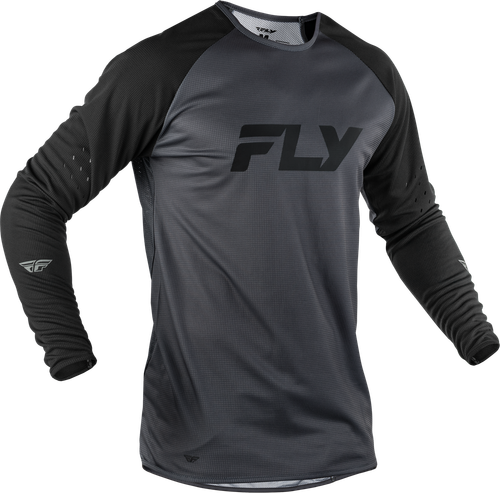GRAVITY LONG SLEEVE JERSEY GREY/BLACK 2X
