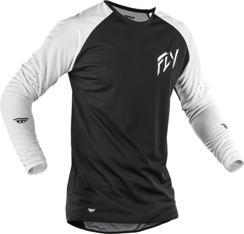 GRAVITY DIG LONG SLEEVE JERSEY BLACK/WHITE MD