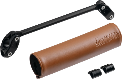 HANDLEBAR BAR PAD SET 200MM BROWN PAD W/220MM BRACE