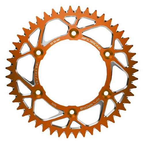 ALUMINUM REAR SPROCKET 52T ORANGE KTM/HUSQ/GAS