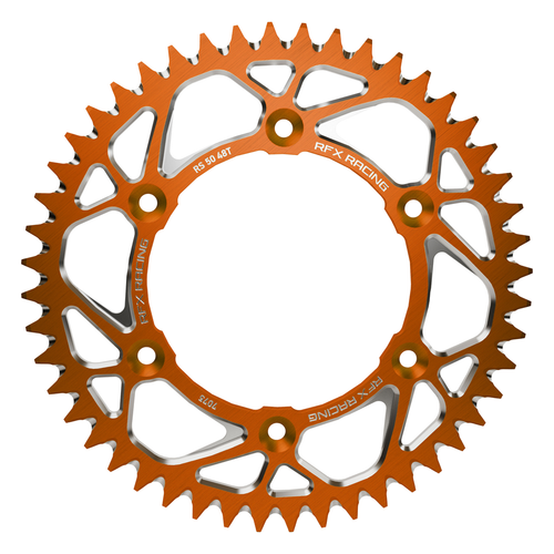 ALUMINUM REAR SPROCKET 50T ORANGE KTM/HUSQ/GAS