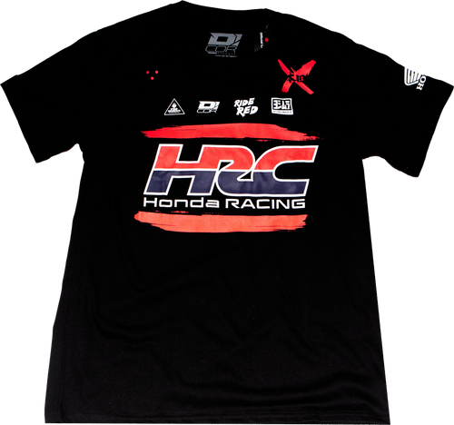 HONDA HRC FACTORY T-SHIRT BLACK LG