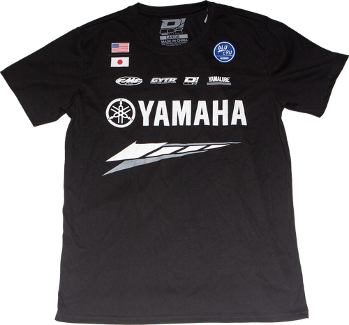 YAMAHA FACTORY T-SHIRT BLACK MD