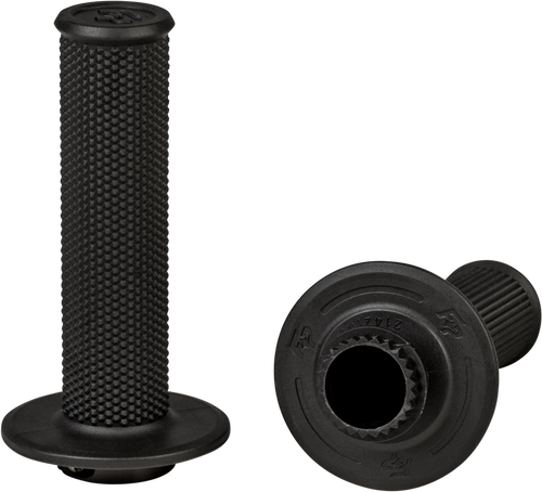 CONTROL MX LOCK-ON GRIPS BLACK - NO WAFFLE