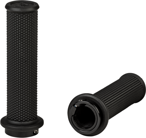 CONTROL ATV LOCK-ON GRIPS BLACK NO WAFFLE