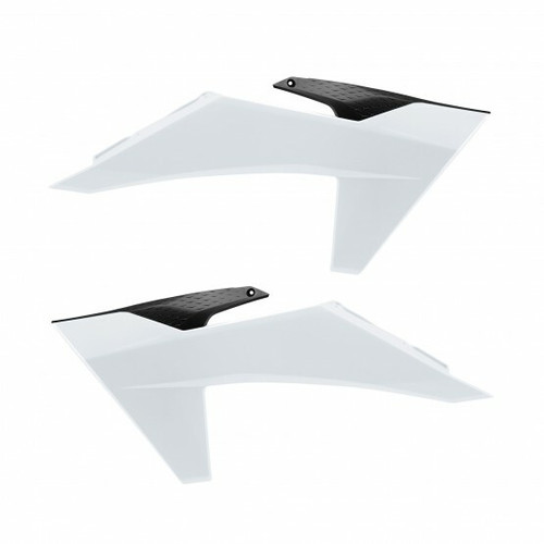 RADIATOR SCOOPS KTM BLACK 23-24 ORANGE