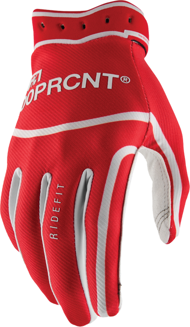 RIDEFIT GLOVES RED SM