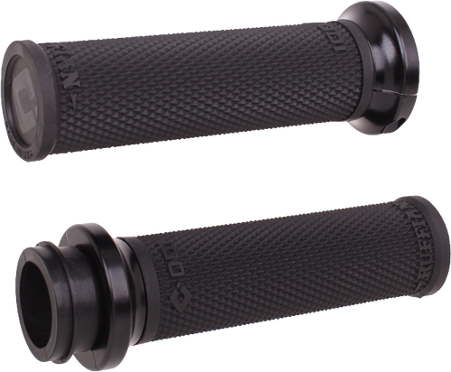 RUFIAN GRIPS INDIAN TBW 1" BLACK/BLACK