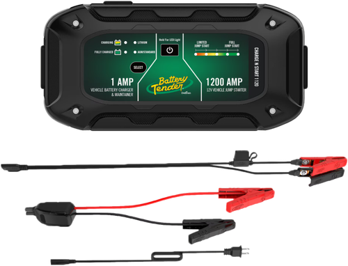 CHARGENSTART 1AMP BTRY CHARGER & 1200 AMP JUMP STARTER