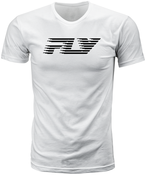 FLY FAST TEE WHITE SM