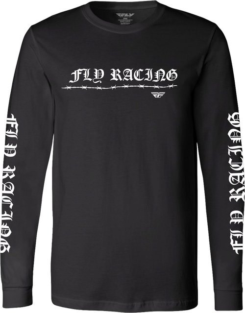 FLY BARBED WIRE L/S BLACK SM