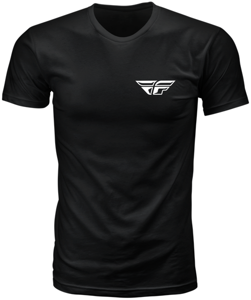 FLY STAPLE TEE BLACK LG