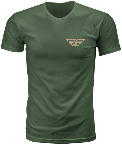 FLY STAPLE TEE GREEN XL