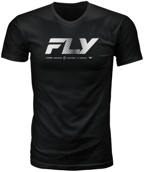 FLY WORLDWIDE TEE BLACK LG