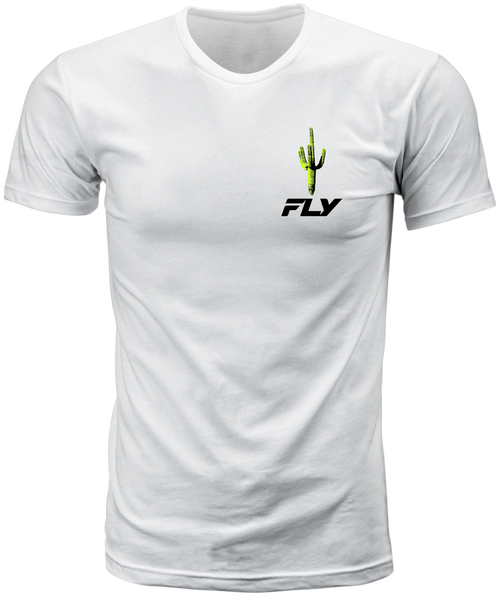 FLY DESERT TEE WHITE LG
