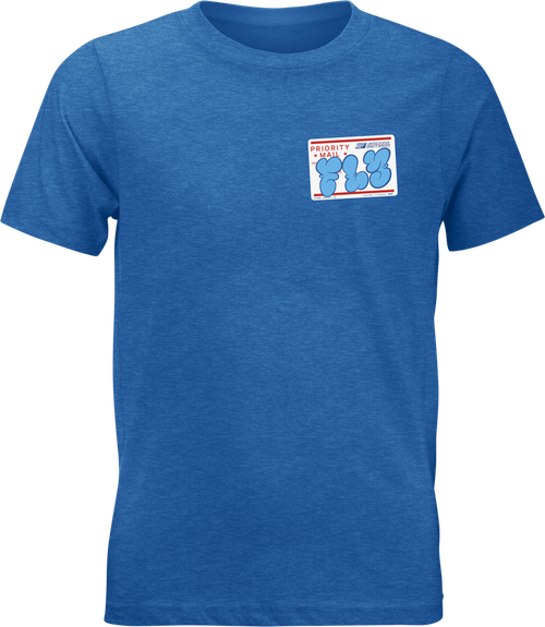 YOUTH FLY GRAFFITI TEE BLUE YM