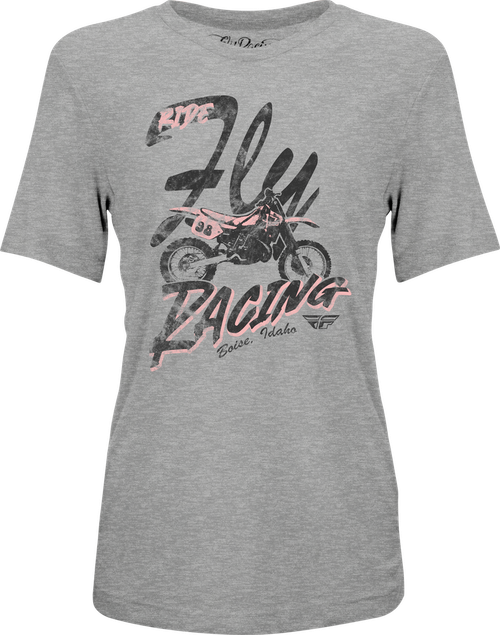 FLY WOMEN'S VINTAGE TEE GREY MD