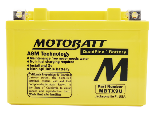 BATTERY MBTX9U SEALED FACTORY ACTIVATED