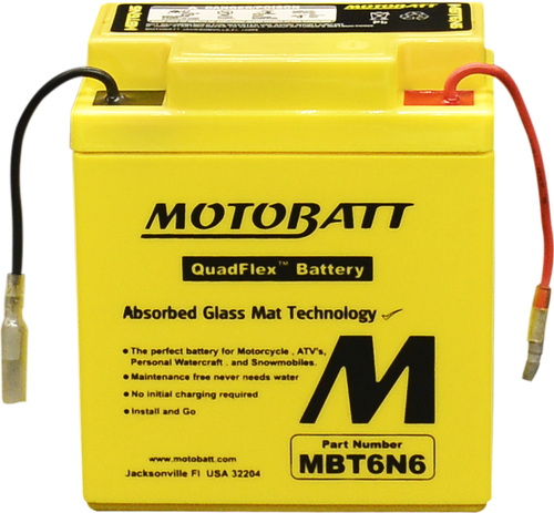 BATTERY MBT6N6 SEALED FACTORY ACTIVATED