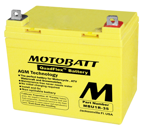 BATTERY MBU135 SEALED FACTORY ACTIVATED