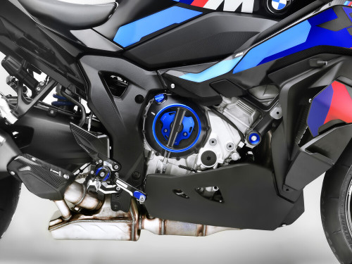 CLUTCH COVER BLACK/BLUE BMW