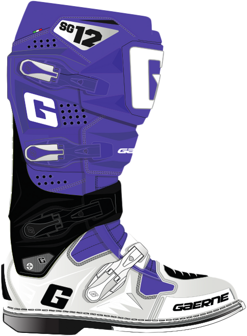 SG12 LE BOOT PURPLE/BLACK/WHITE 08