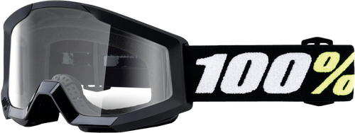 STRATA MINI GOGGLE BLACK CLEAR LENS