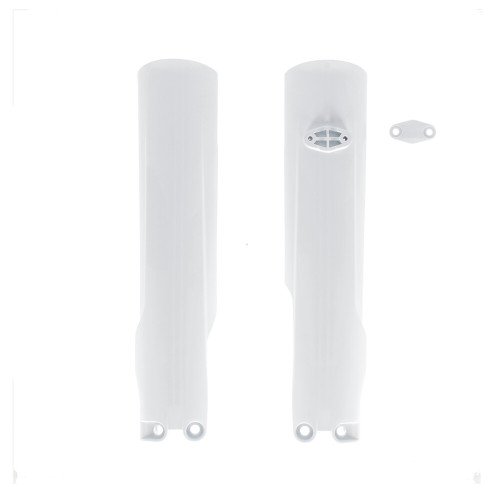LOWER FORK CVR SET KTM WHITE