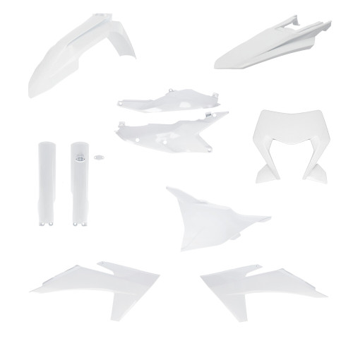 PLASTIC KIT- FULL KTM WHITE