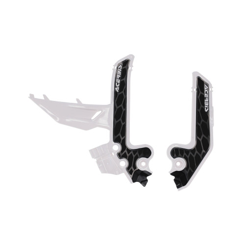 FRAME GUARDS KTM/GAS WHITE/BLACK