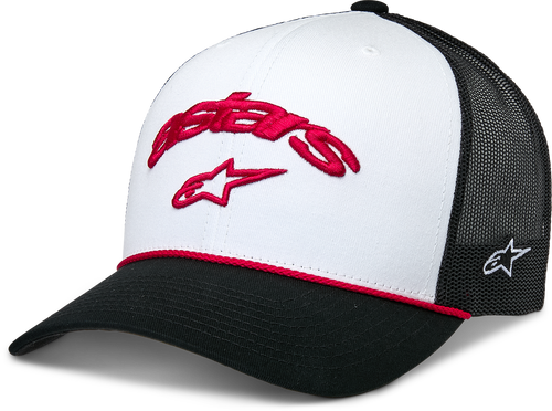 AGREE TRUCKER HAT WHITE/BLACK