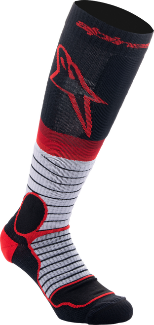 MX PRO SOCKS BLACK/GREY/RED MD