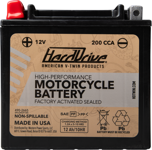 HIGH PERFORM BATTERY YTX-14 CCA 200
