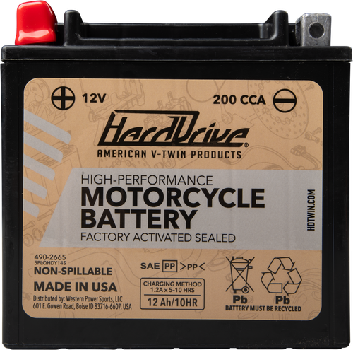 HIGH PERFORM BATTERY YTX-14 CCA 200
