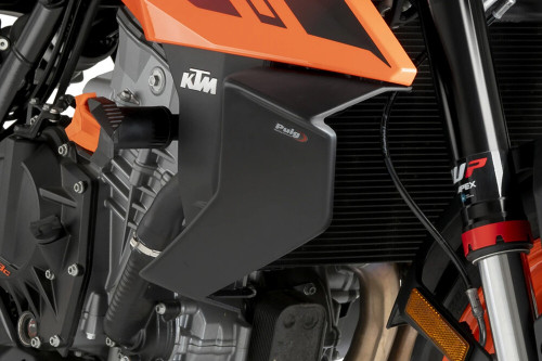 DOWNFORCE SIDE SPOILERS MATTE BLACK KTM
