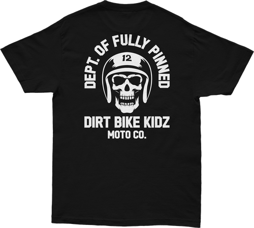 FULLY PINNED TEE BLACK SM