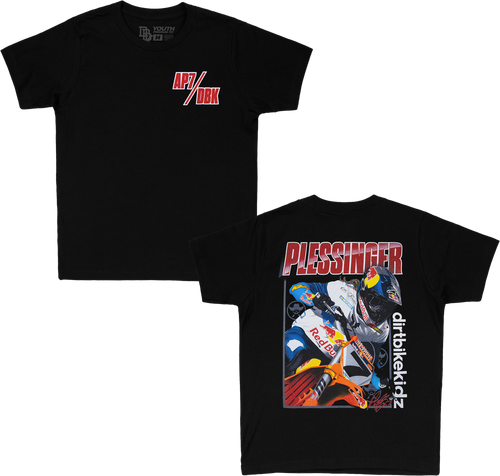 AP7 HOLESHOT YOUTH TEE BLACK YS
