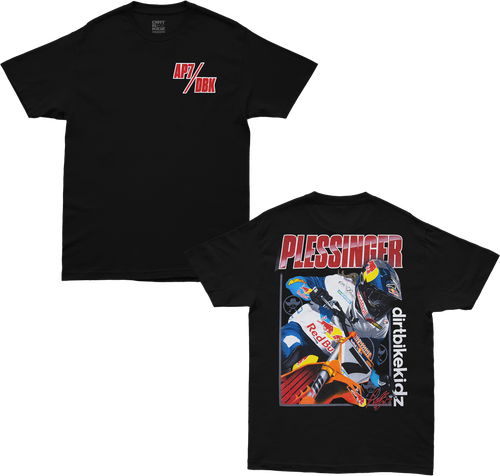AP7 HOLESHOT TEE BLACK SM