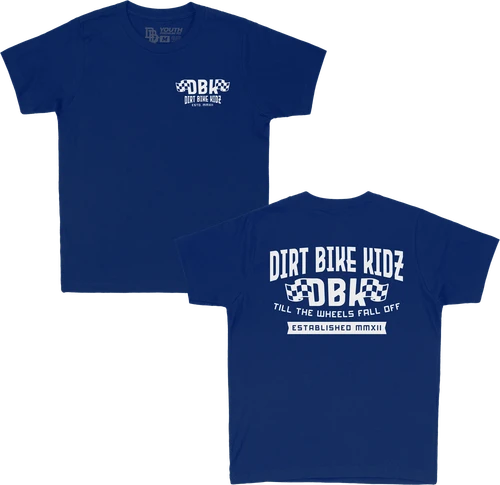TILL THE END YOUTH TEE ROYAL BLUE YS