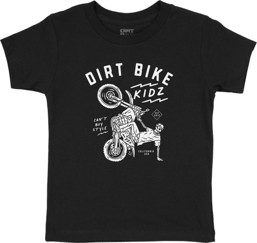 12 O'CLOCK TODDLER TEE BLACK 6T