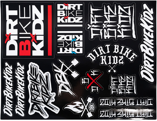 SLAP PACK STICKER SHEET 8.5"X11"
